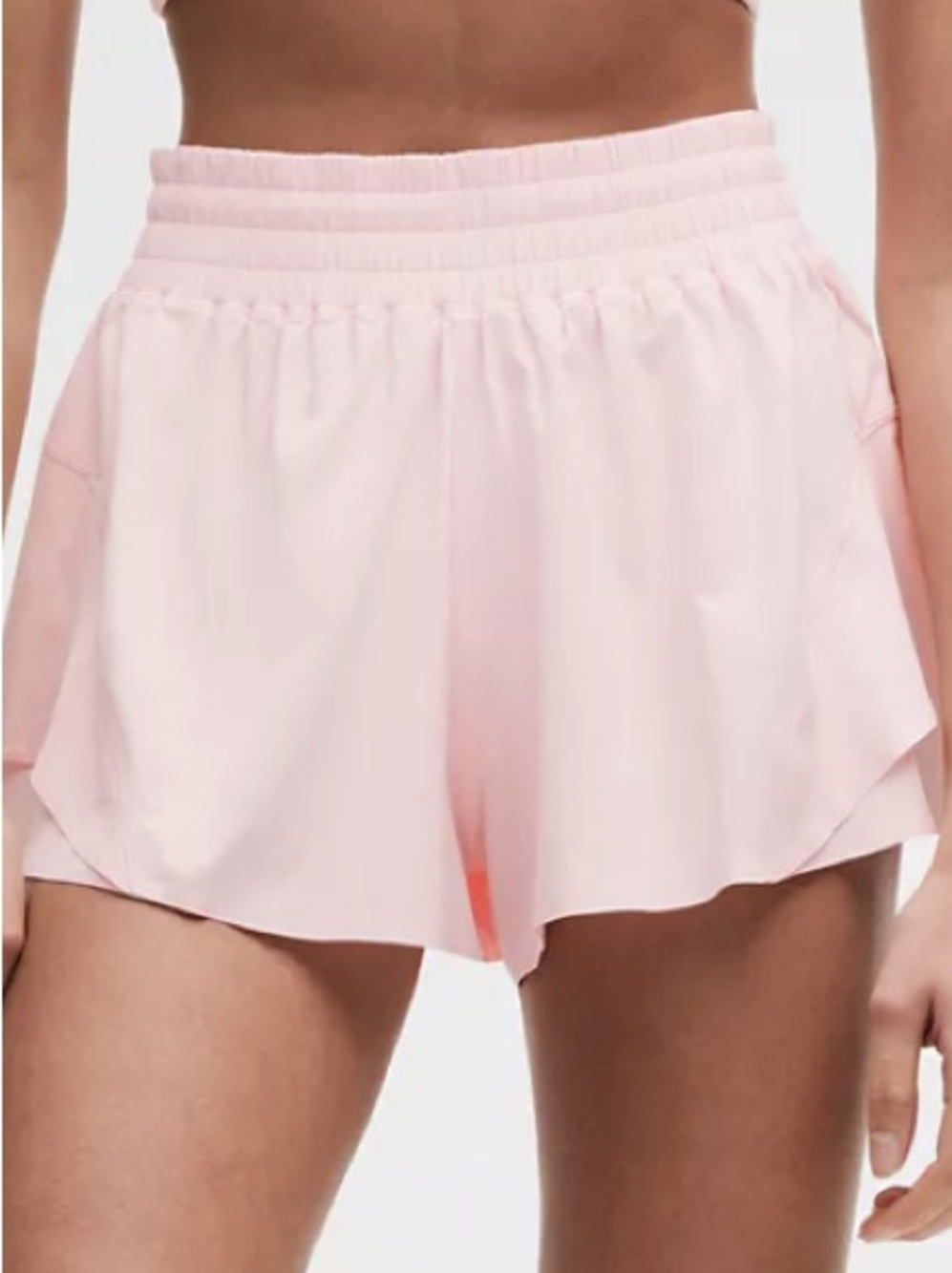 Lululemon Shake It Out High-Rise Running Short 2.5" in Pink Pearl